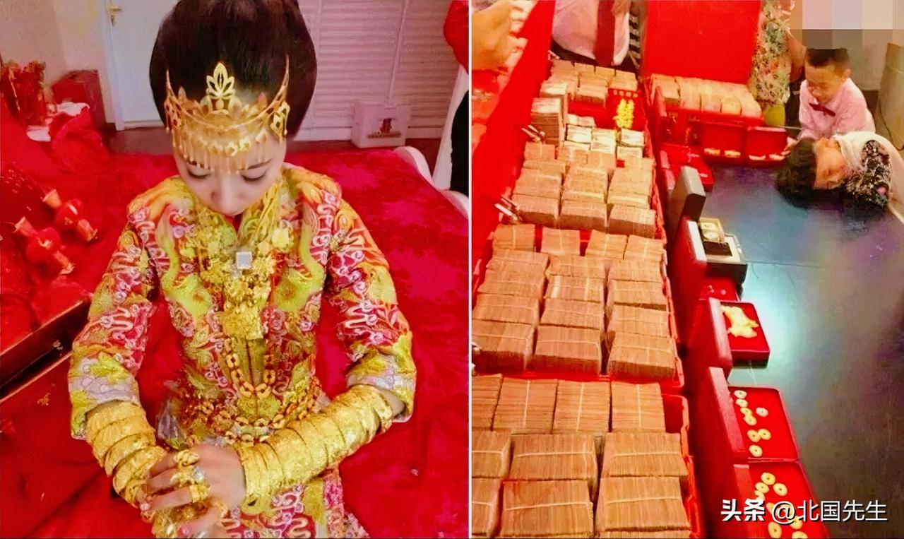 安徽，这家人真是被彩礼坑惨了！

老张给儿子订婚，实打实拿10万现金，再加116