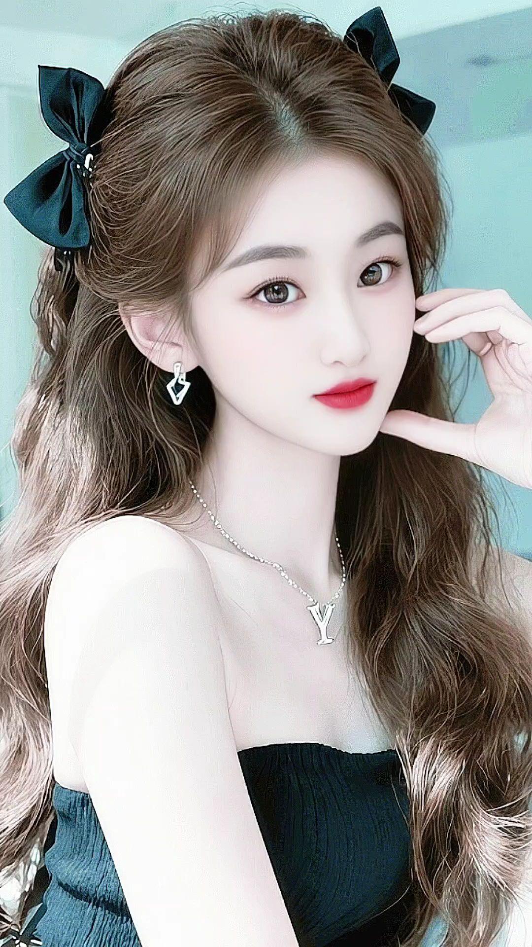 清纯甜美 温柔风 蝴蝶结 天生丽质 甜美造型
