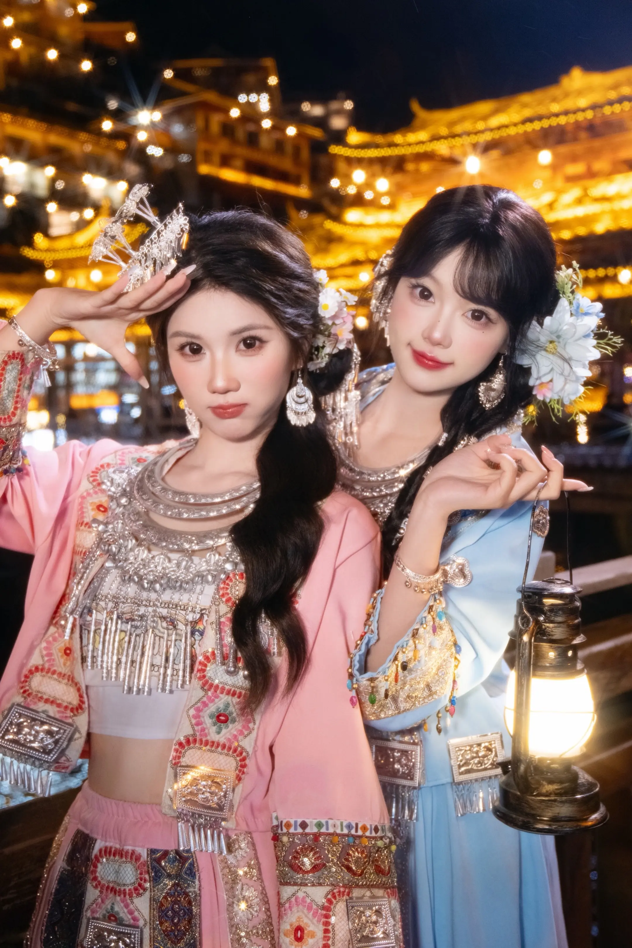 闺蜜👭我们什么时候去千户苗寨拍夜景