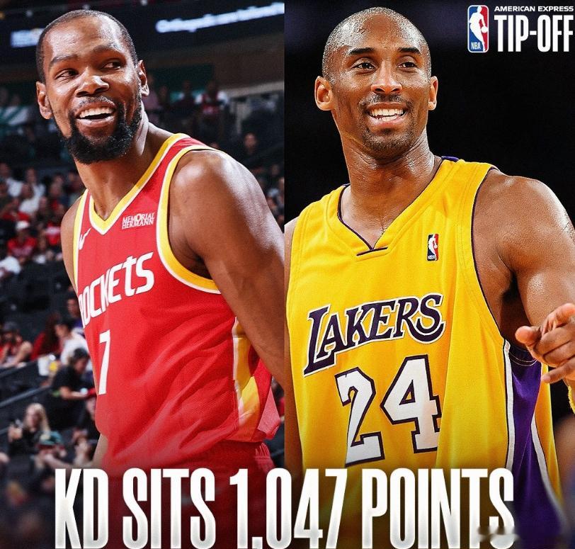 今日，NBA官方更新社媒，展望杜兰特新赛季有望达成的历史里程碑。NBA官方写道：