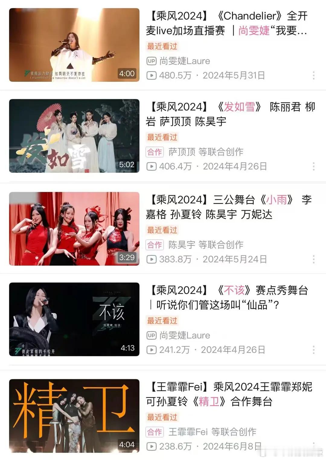 乘风2026｜数据说话，浪7数据真的蛮好，浪系阿B舞台小考数据前五汇总乘风202