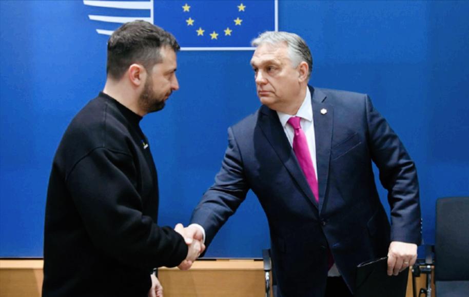匈牙利这次是硬刚到底了，欧尔班放话要顶住布鲁塞尔欧盟峰会上的压力，不掏一分钱援乌