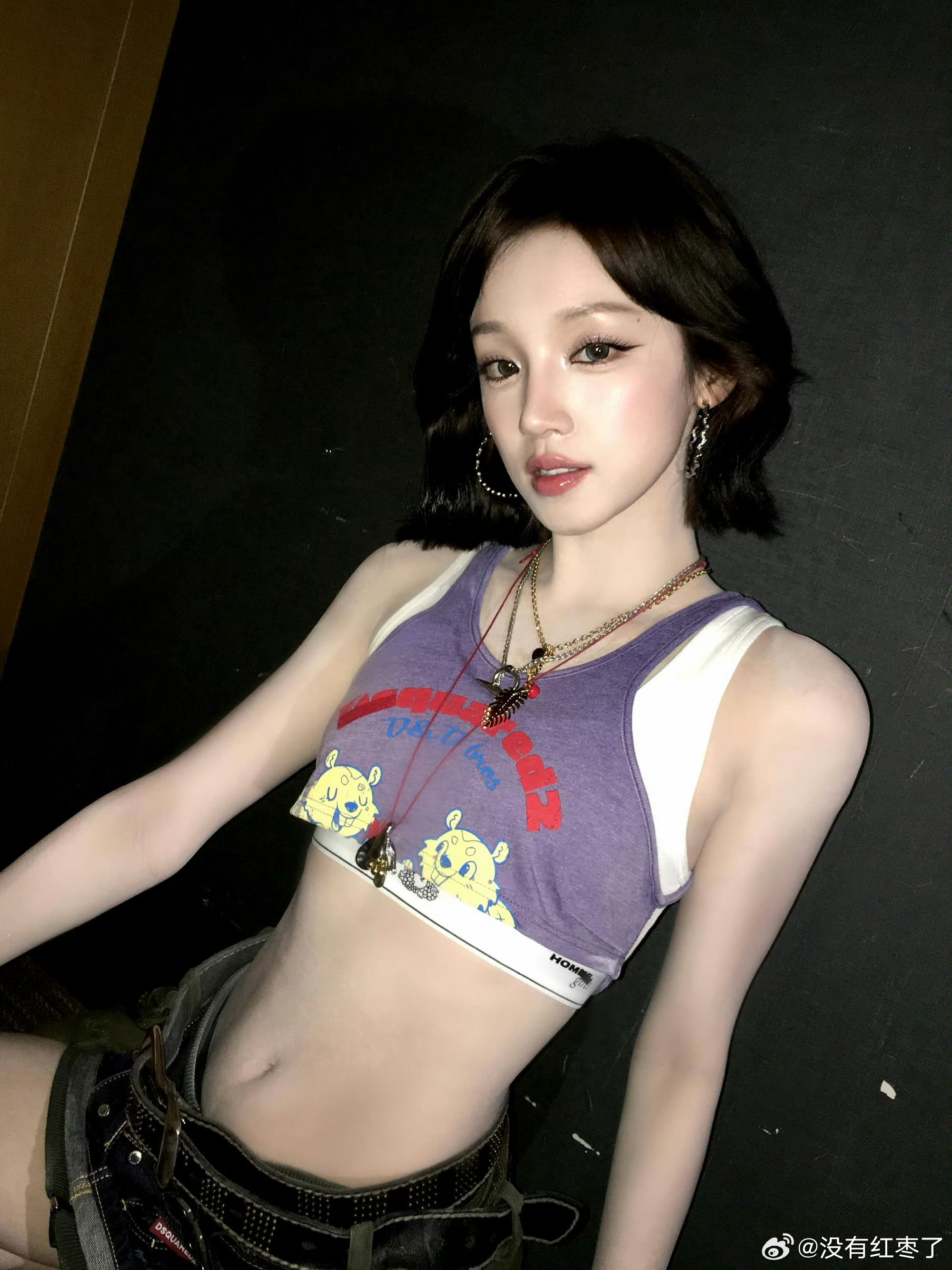 宋雨琦马甲线比我人生还清晰估计得到下辈子才能拥有宋雨琦的身材 