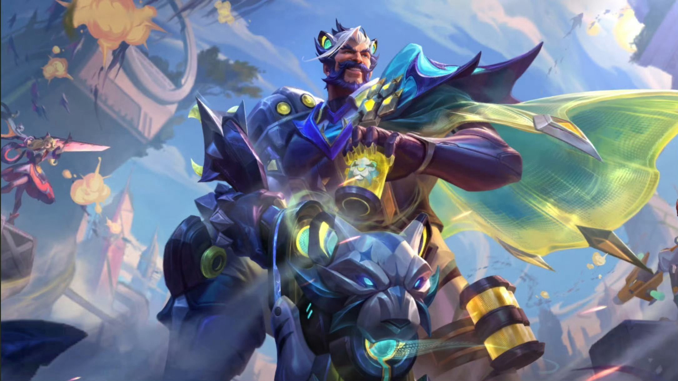 LOL手游幻灵战队 格雷福斯概念设计英雄联盟