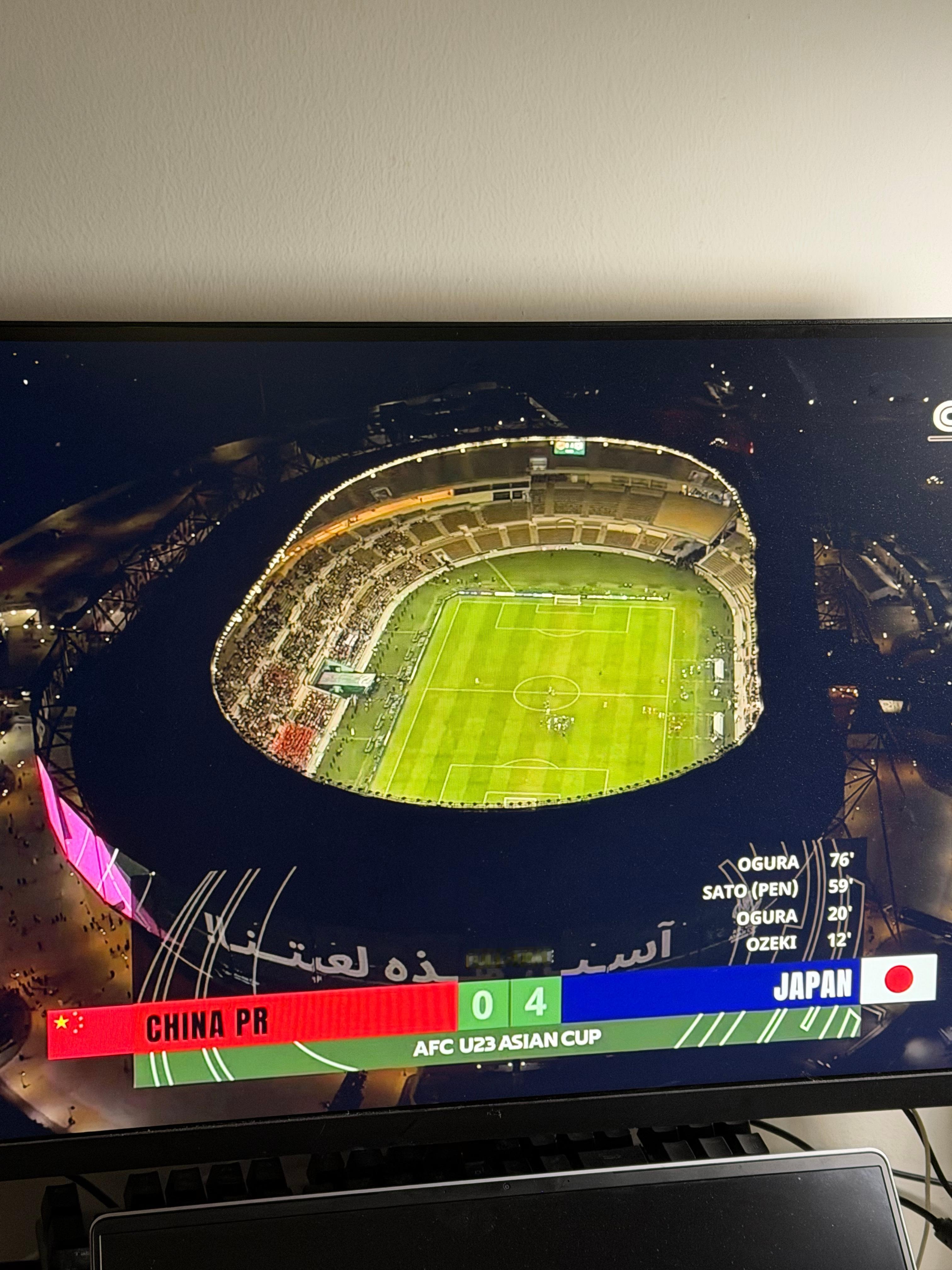 加油吧。u23国足vs日本