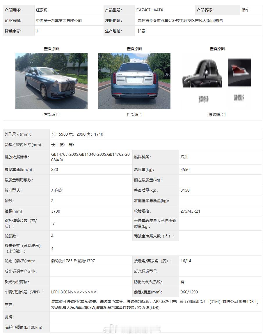 #红旗L5# 好家伙1.8米轮距可还行 ​​​