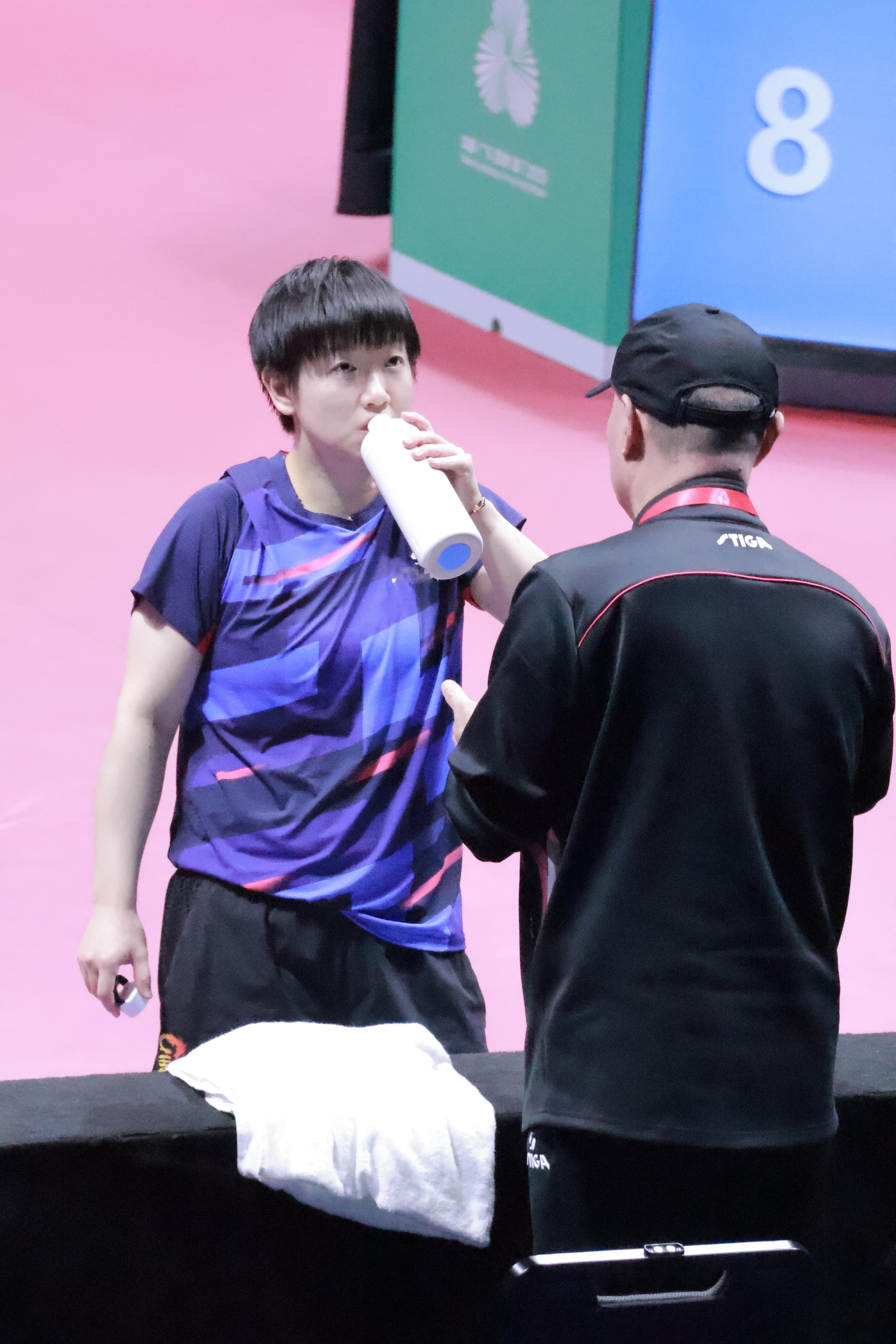 孙颖莎 好想你 新年快乐呀 下个赛场见 