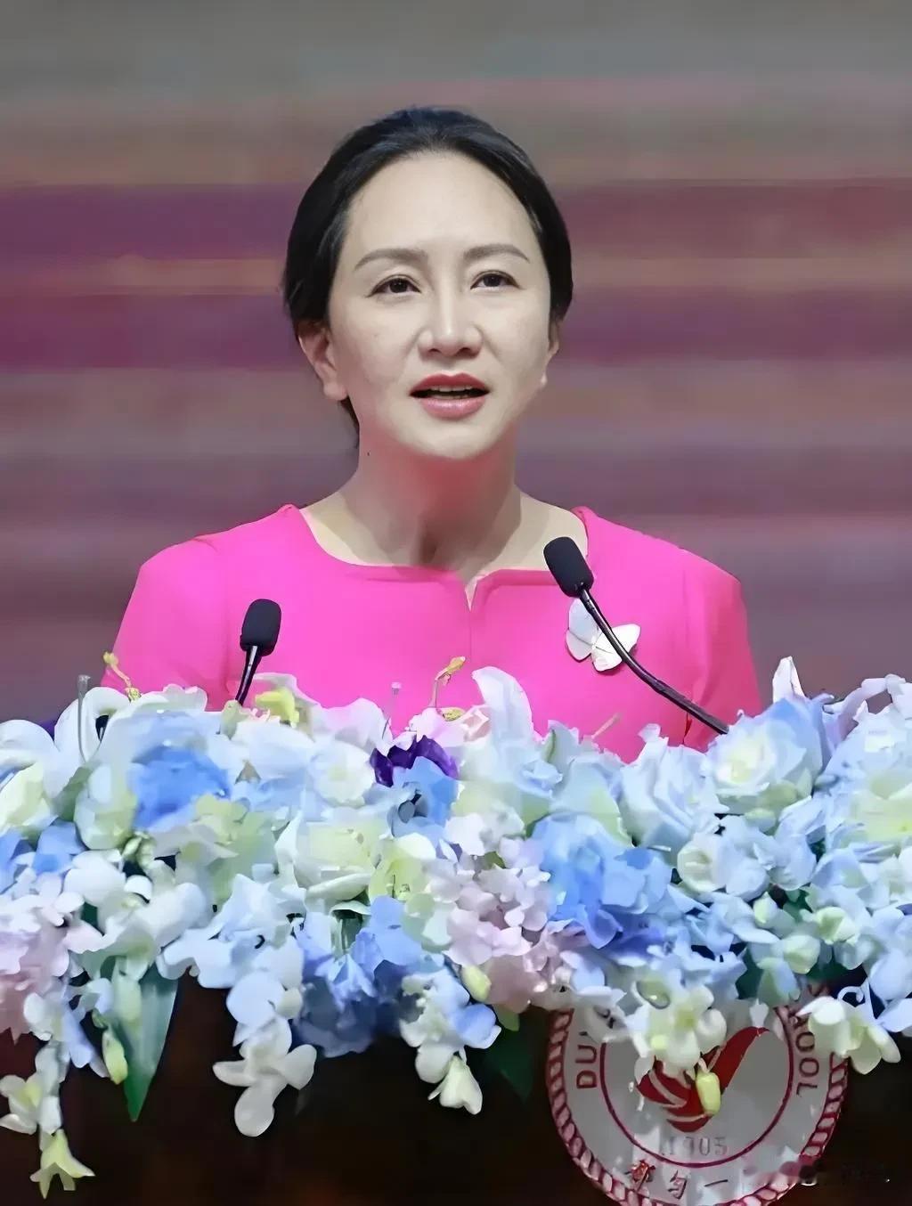孟晚舟：“没有经历过挫折的孩子，未来在人生道路上，会有一个天花板，再想往上走，可