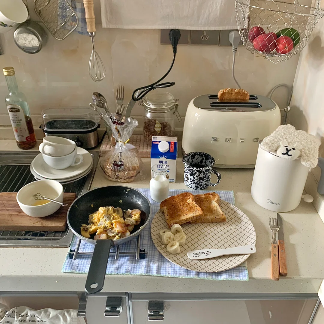 理想生活情绪价值早餐🍞🍤🥛🍌