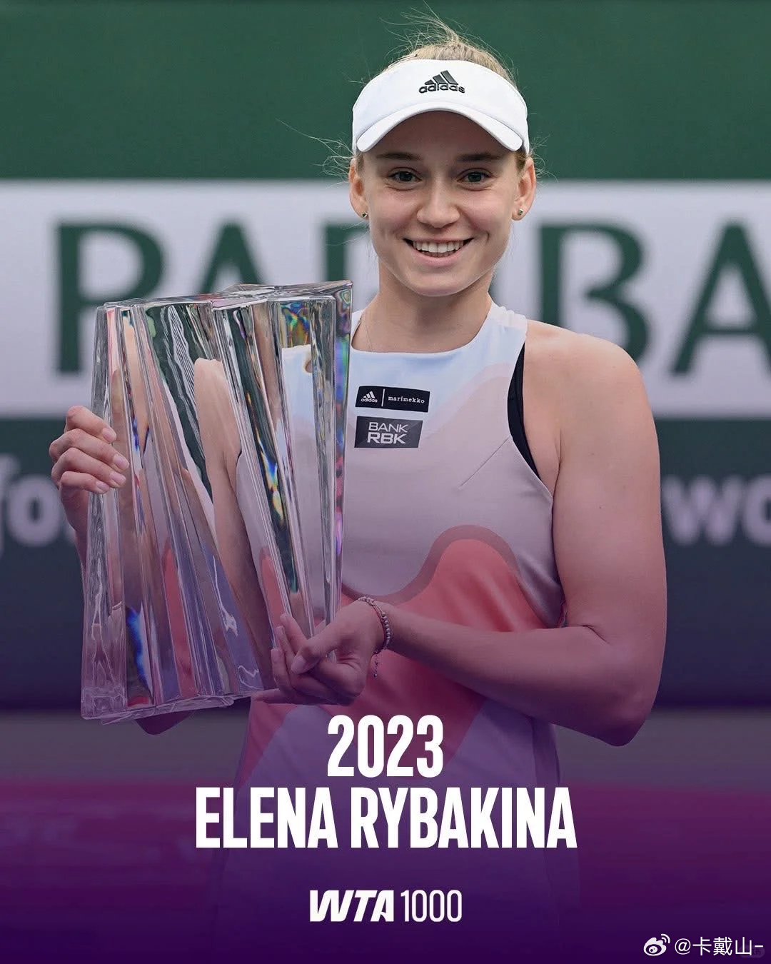 郑钦文更新ins 积极备战阳光双赛WTA1000印第安维尔斯站：3月4日至3月1