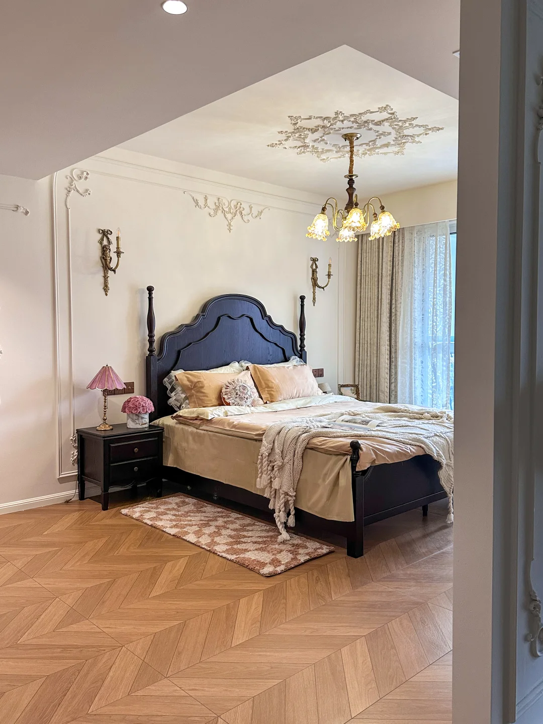 法式复古卧室｜把时光的温柔，揉进每一个清晨