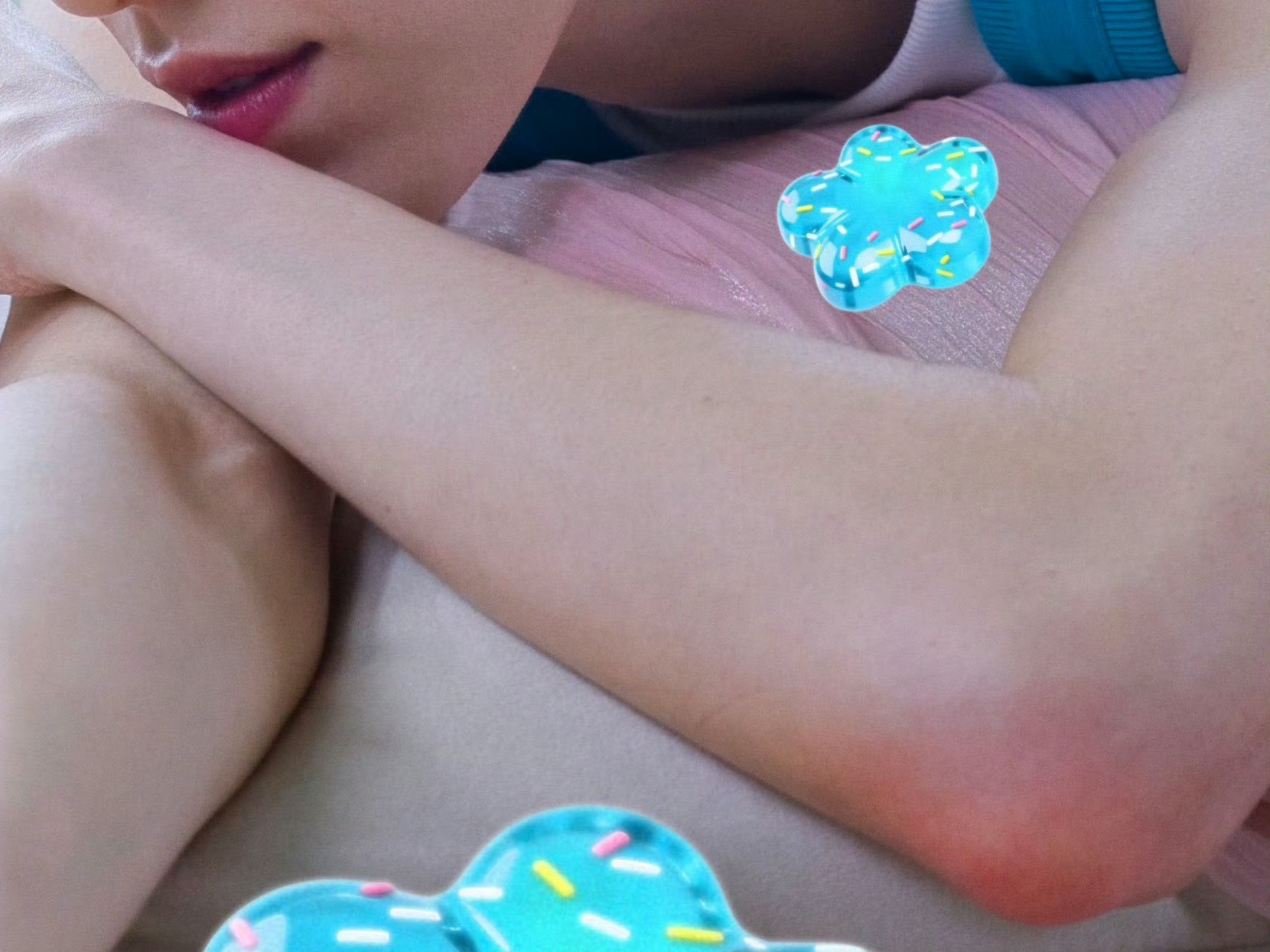 没有不流口水的义务 粉的…… 