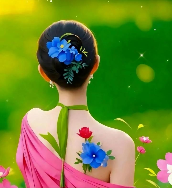 路边野花为谁开，
君子见罢久徘徊，
欲想怜香又惜玉，
…………？

上联：君有怜