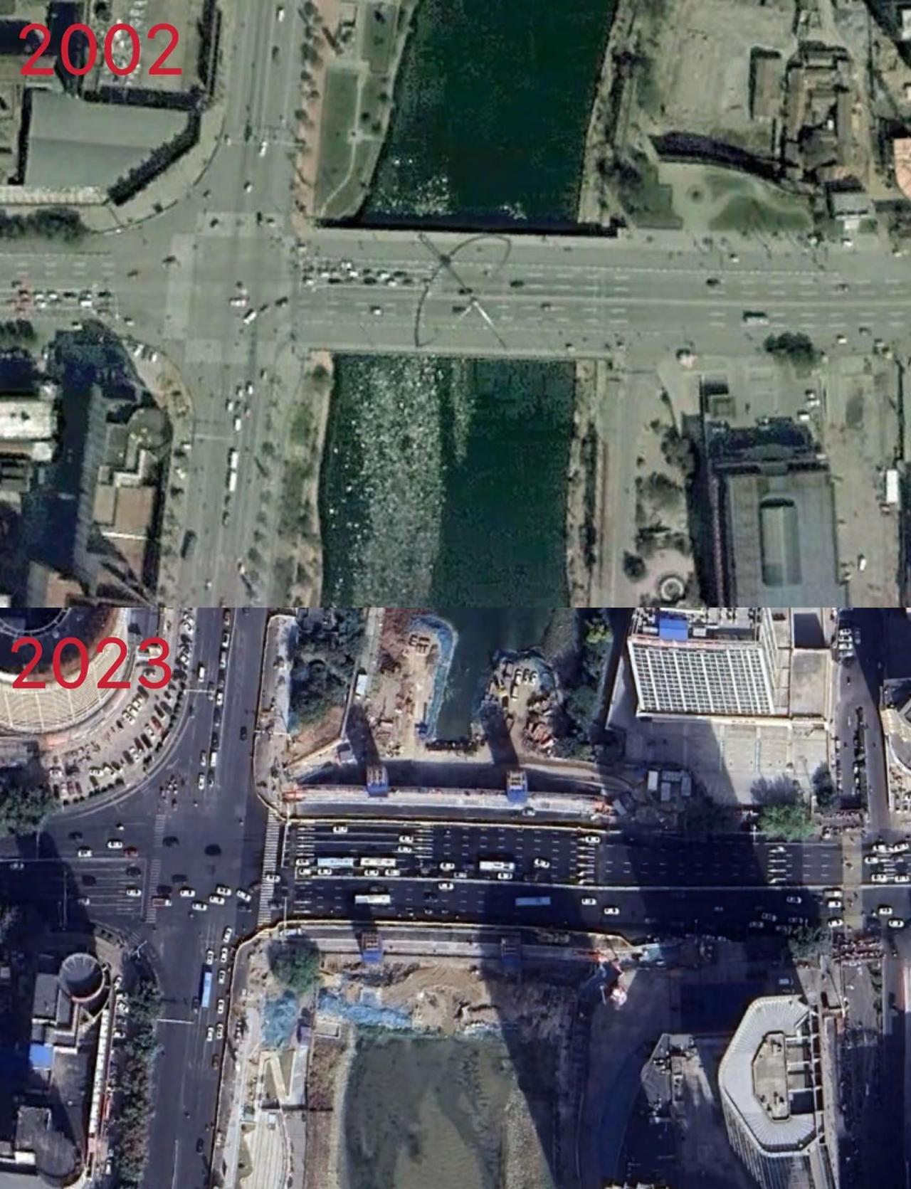 潍坊城市变迁  东风桥。如今的东风桥，旧貌换新颜，又回到了当年最熟悉的名字