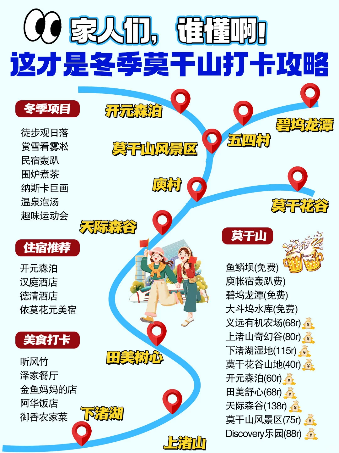 莫干山两天一夜嗨玩方案 💰人均600起