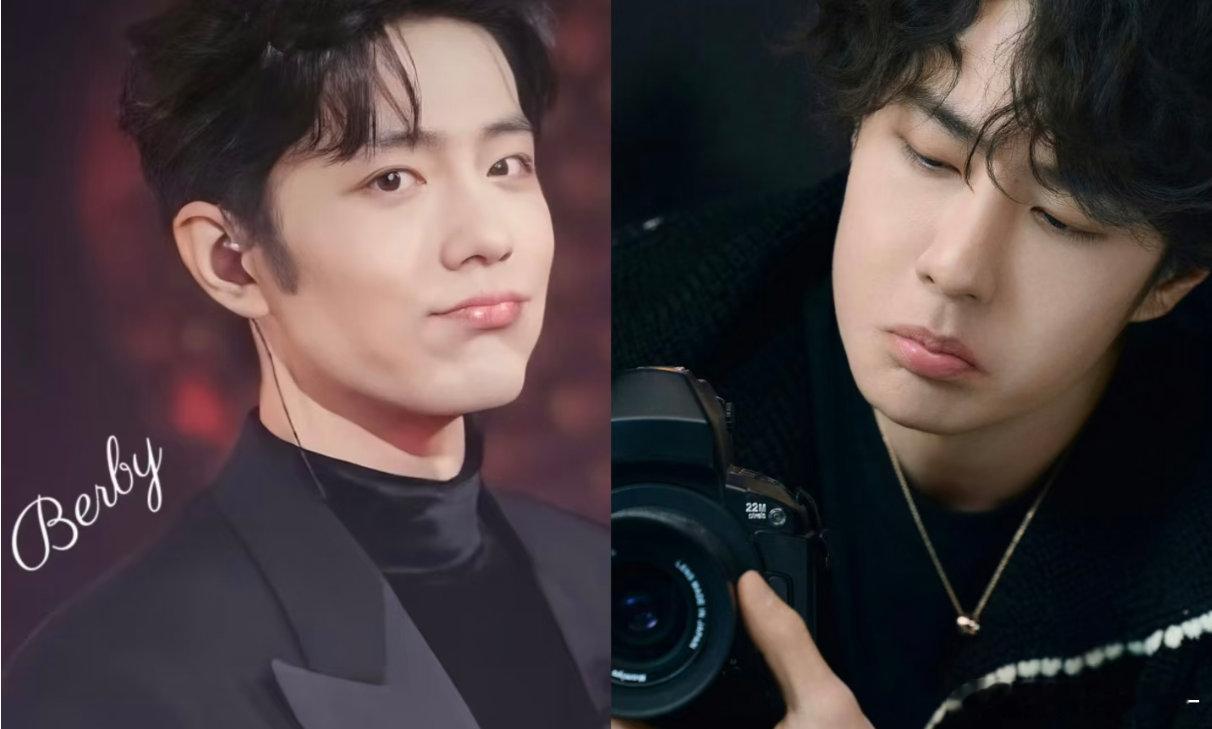 肖战嘟嘟嘴VS王一博嘟嘟嘴 战美博猪