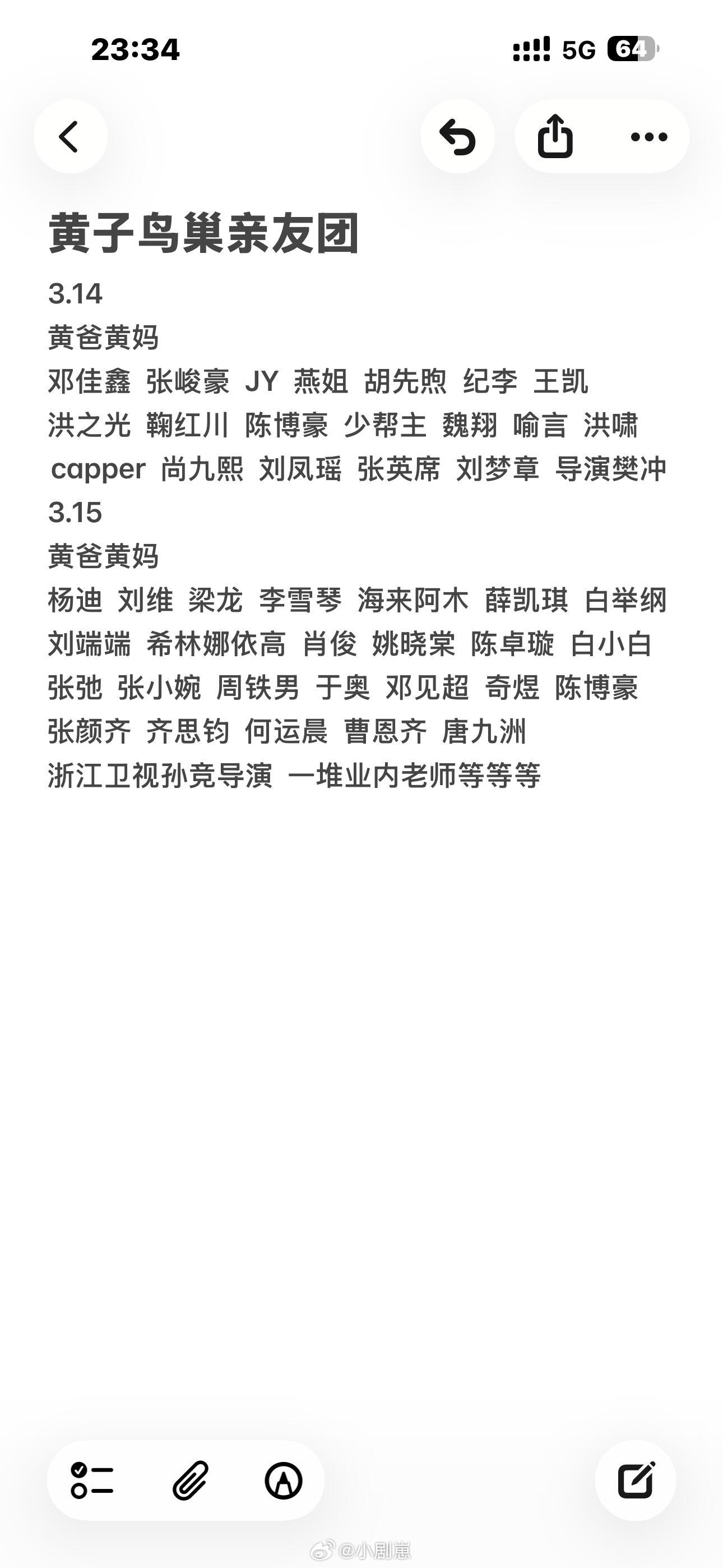 黄子弘凡黄子鸟巢演唱会亲友团居然这么多人！知道会有朋友来……但没想到有这么多！黄