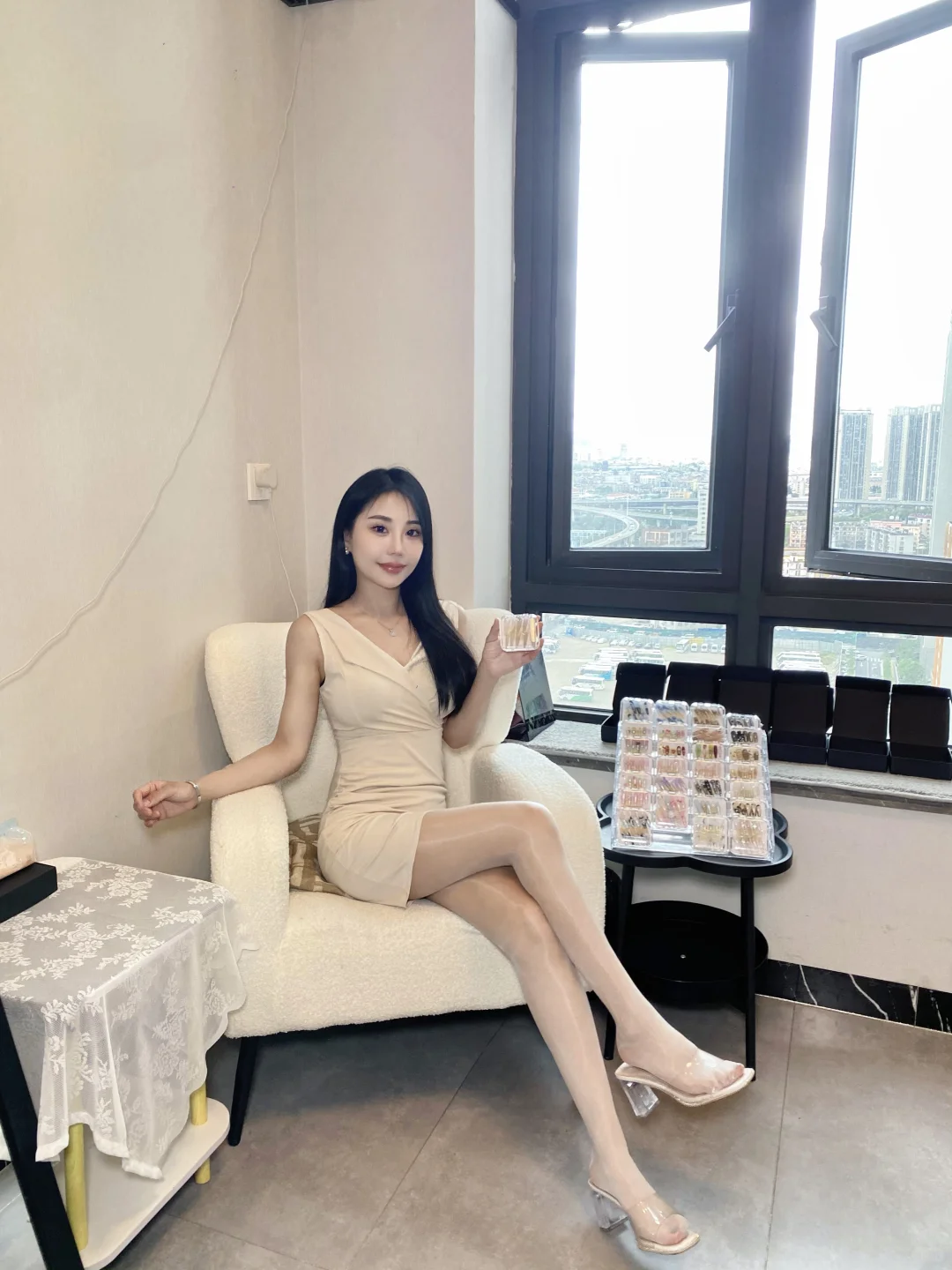 漂亮的穿戴甲‼️今天当小美