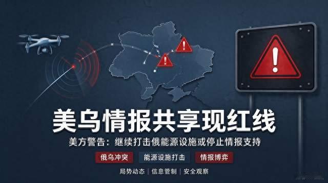美方警告：若乌持续打击俄能源设施，将切断情报共享
