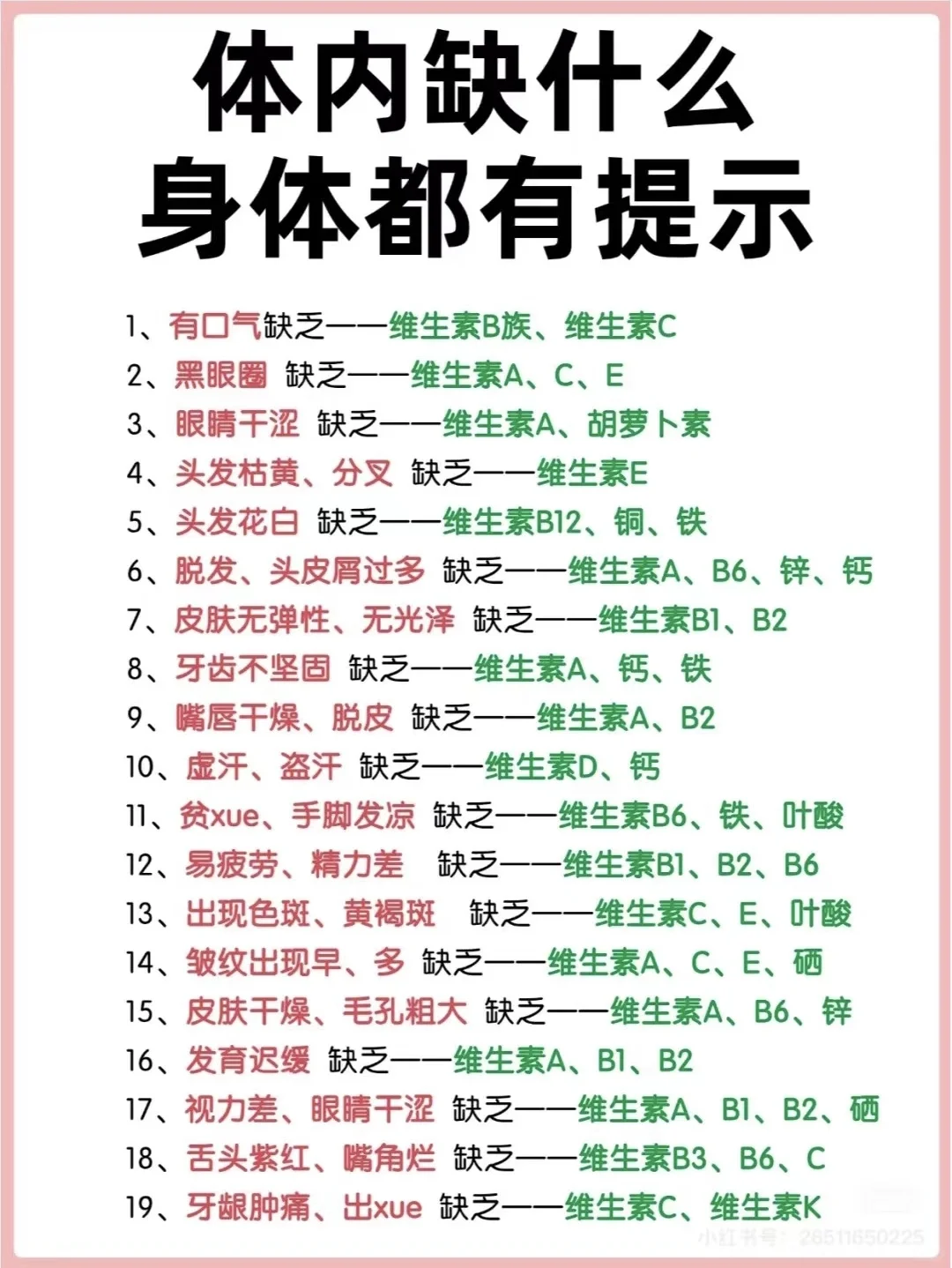 掌握健康密码，赶紧收藏起来吧❗️