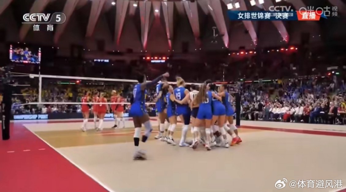 意大利女排3比2土耳其女排意大利女排是真强！ ​​​