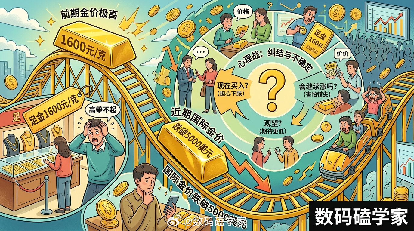 金价 最近这金价真的是像坐过山车一样！前阵子去逛商场，看到几家金店的足金标价都快