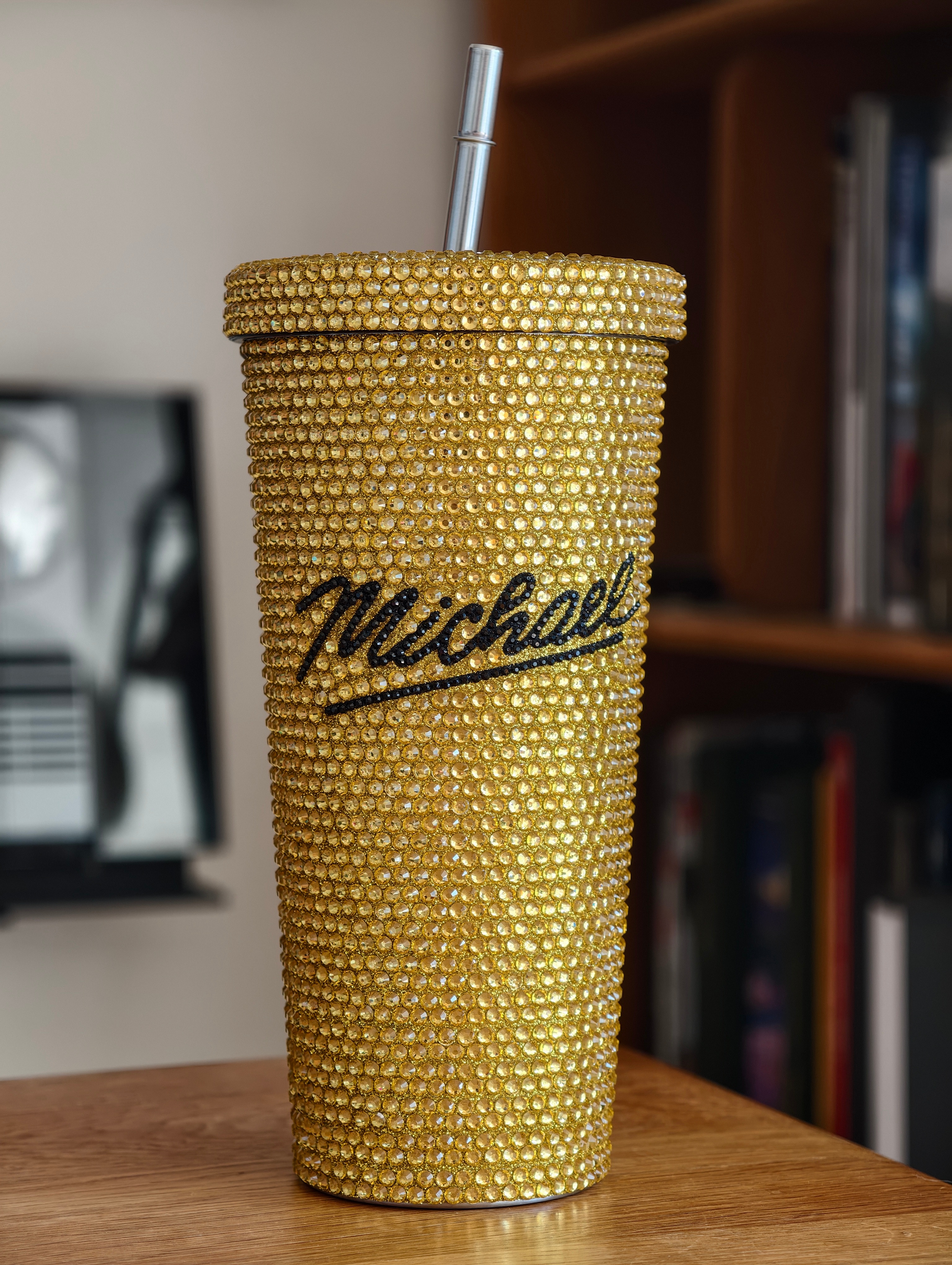 有人喜欢 Michael 的金钻华丽饮料杯吗，在工位上喝一口星光四射，灵感迸发。