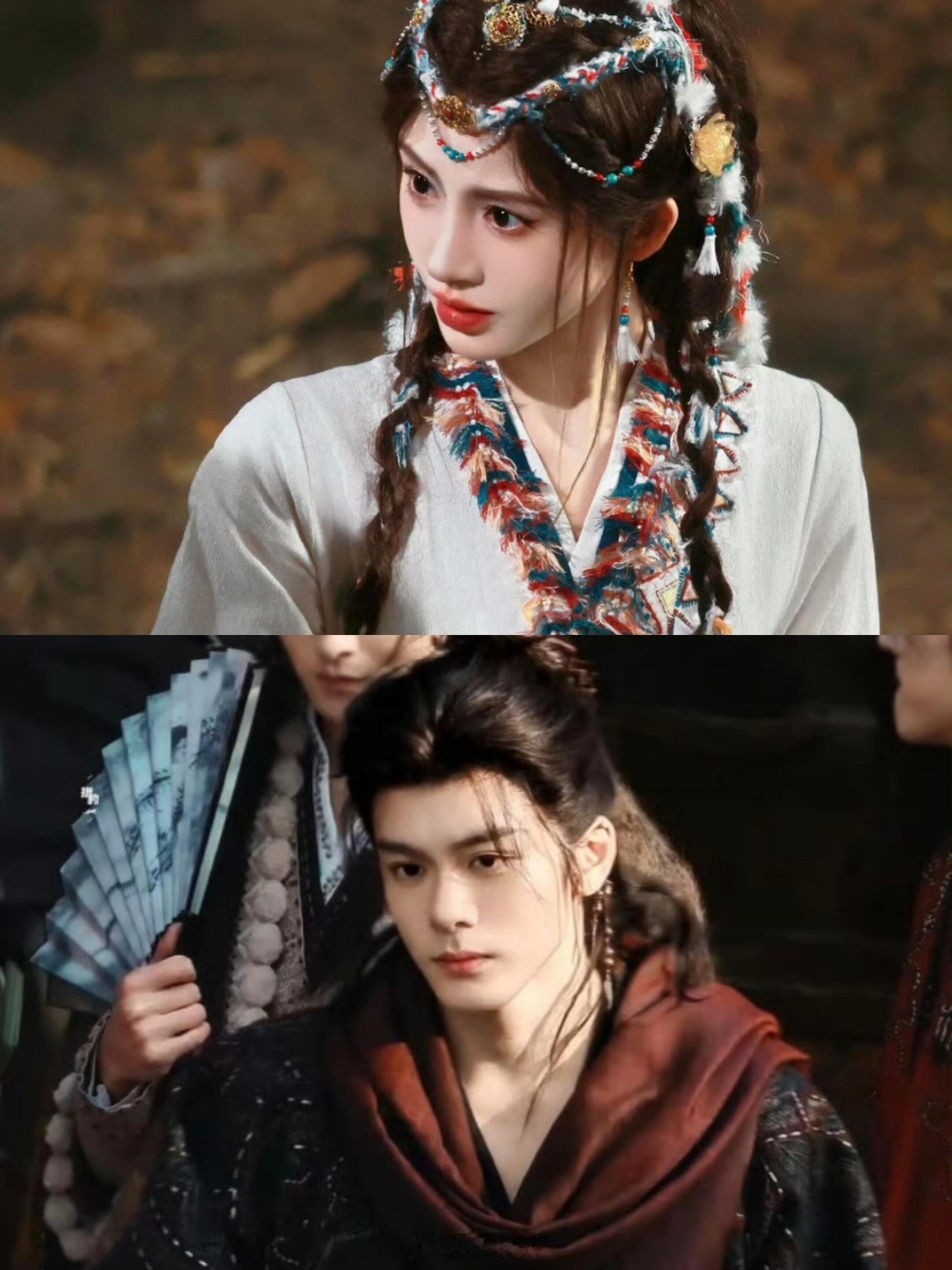 就狠狠期待这场颜值盛宴服化道审美拉满+全员颜值拉满之前的路透就被狠狠钓住实际拍摄