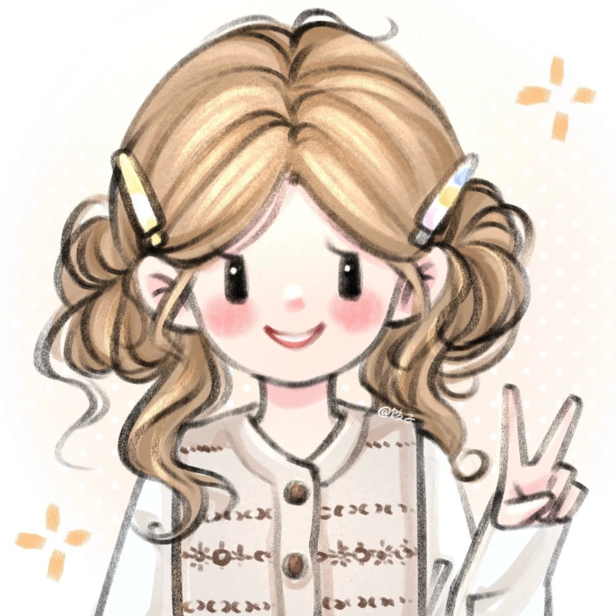 焦糖味的萌妍！好可爱的头像❥(ゝω・✿ฺ) 