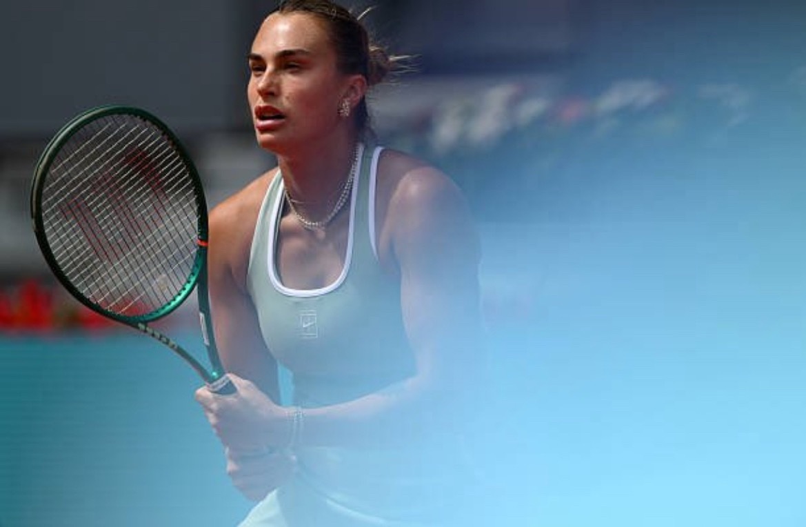 体育大赏 马德里1000赛，萨巴伦卡 2-0 击败 雅奎琳·克里斯蒂安，比分为6