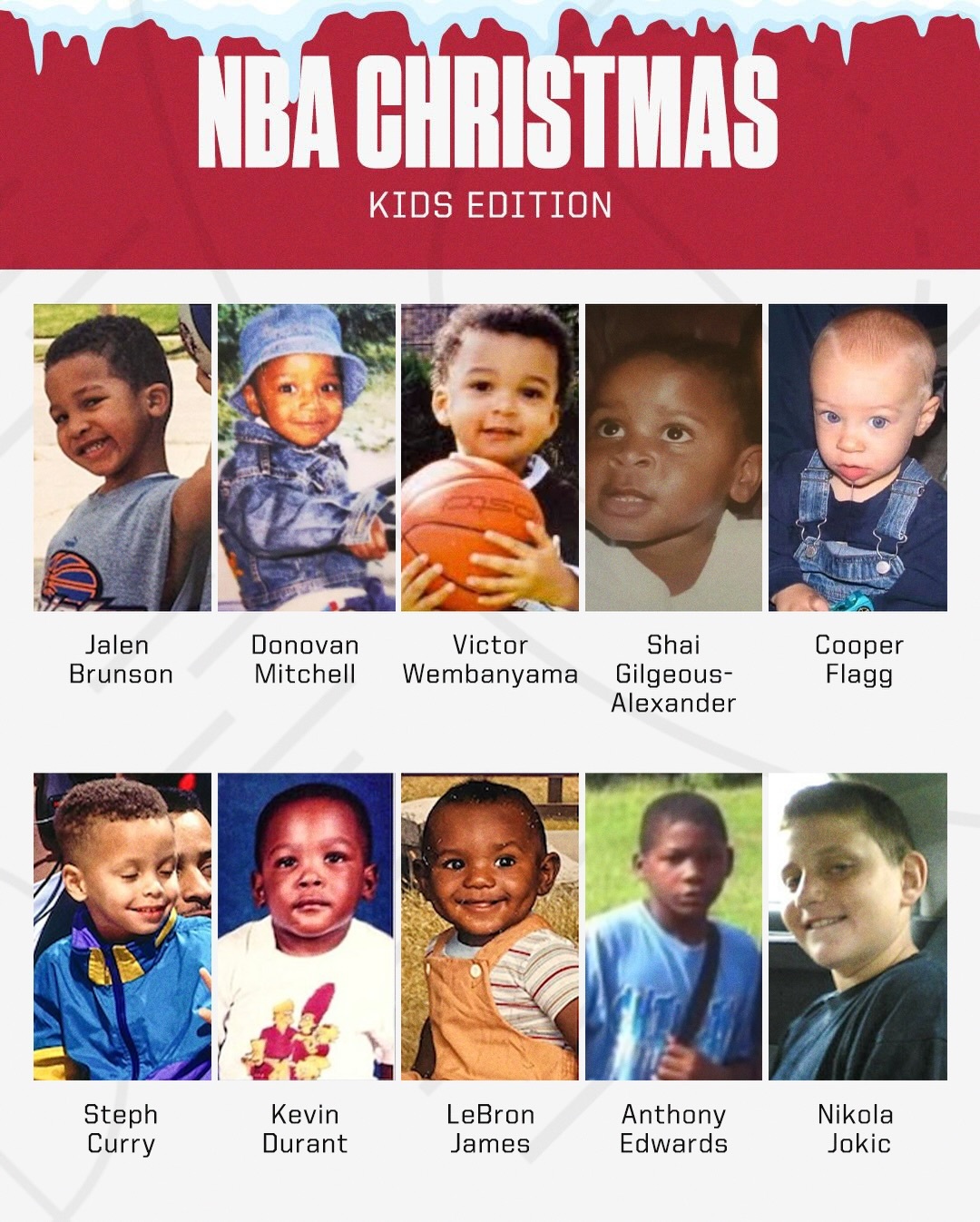 球星小时候，老詹小时候古灵精怪啊