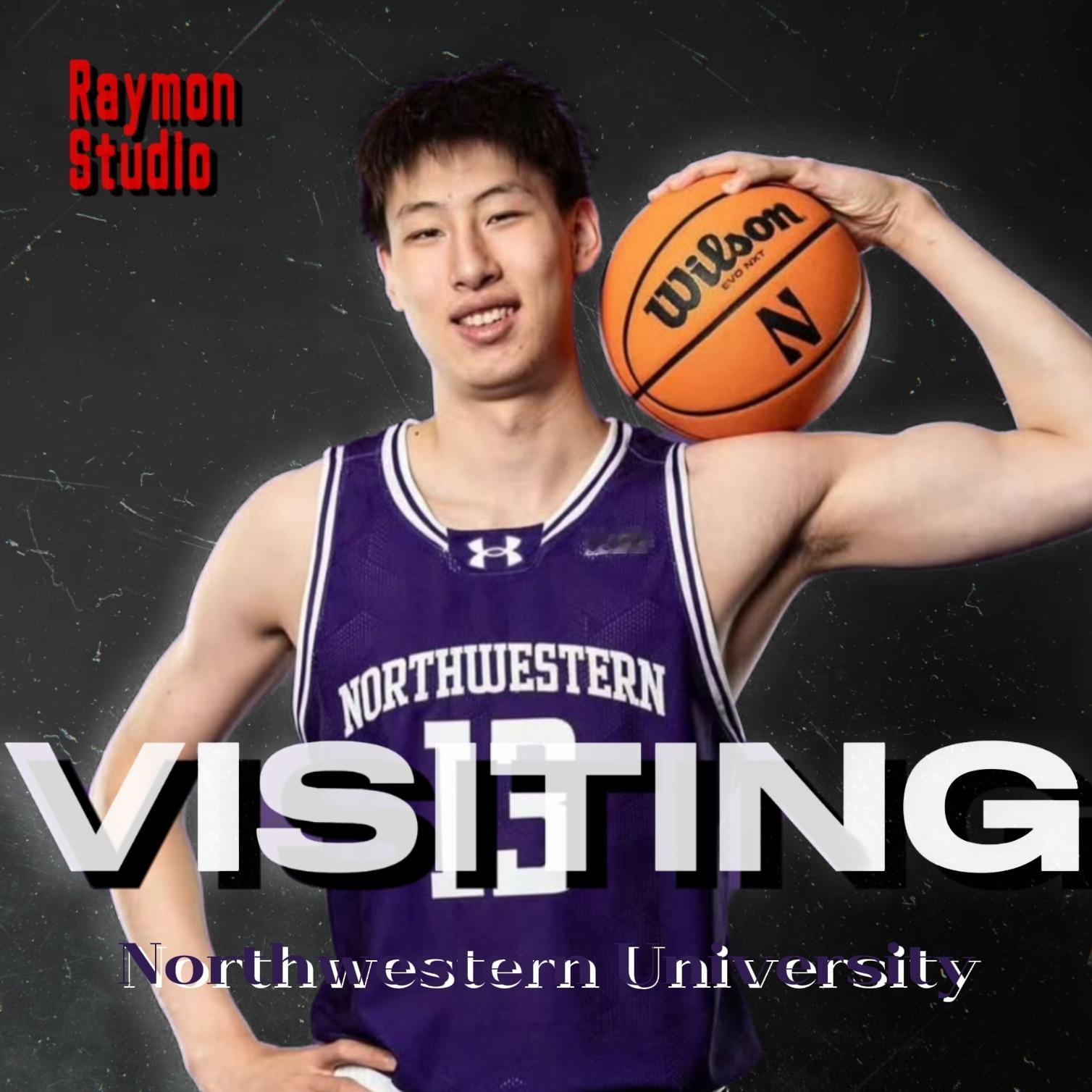 斯楠访问西北大学[嘘]NCAA ​​​