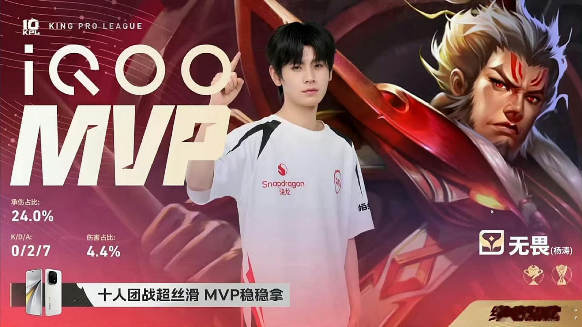 无畏季后赛动态MVP赛场敢打敢冲，无畏季后赛斩获MVP，用操作证明自己的实力✨ 