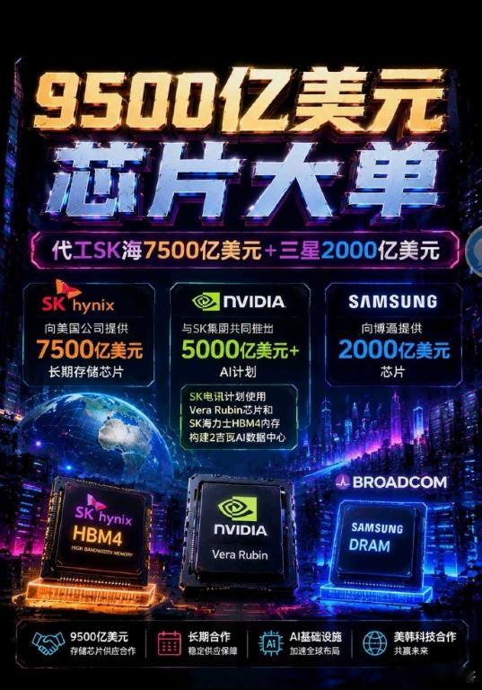 9500亿美元。这数字大到，你盯着看三秒，大脑会自动把它抹平成两个字：很多。但拆