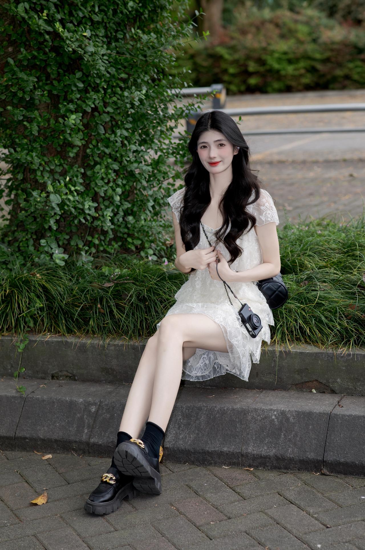 少女感穿搭 少女感夏日ootd 初恋裙 夏日绝美仙女裙 白月光