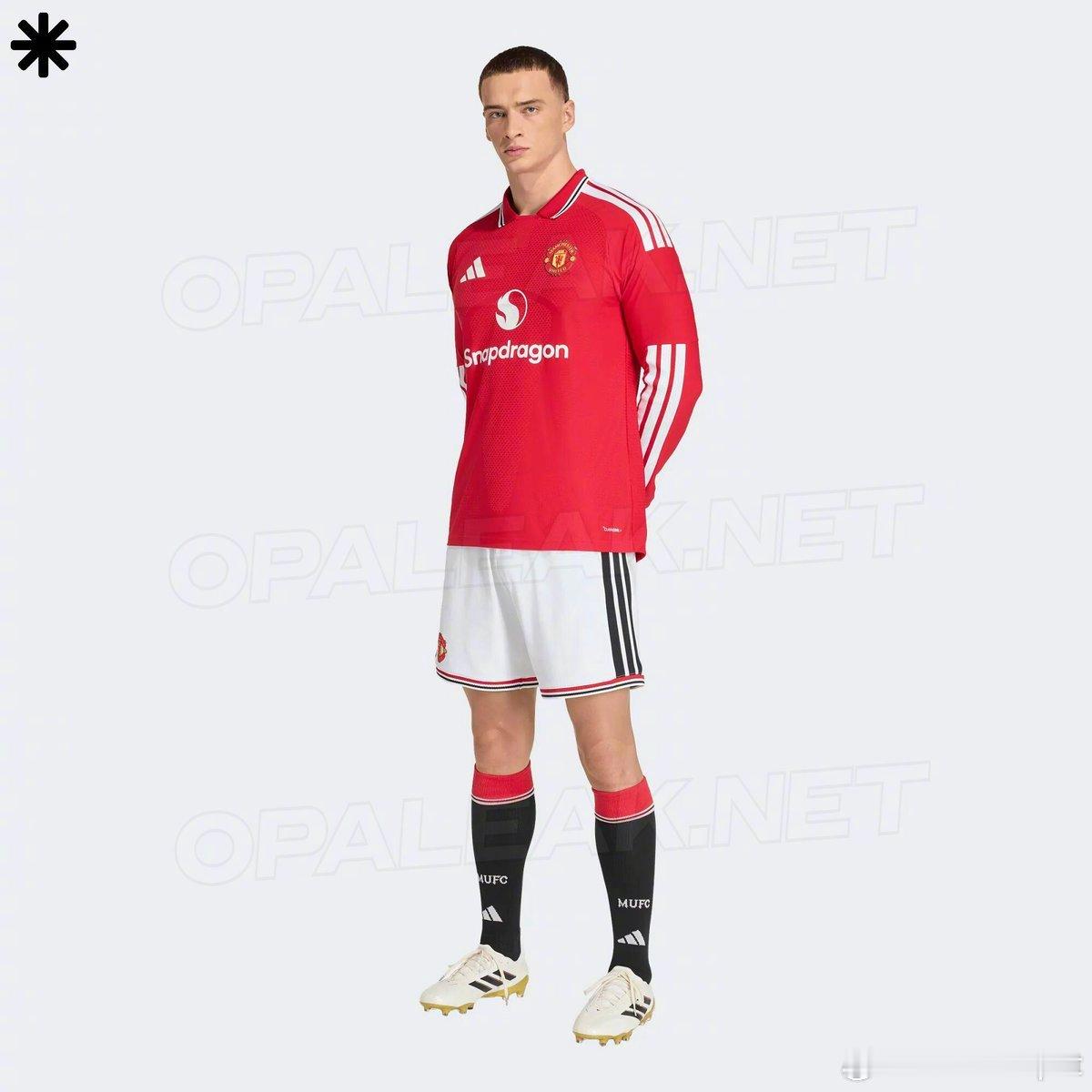 🔴Opaleak：曼联下赛季主场球衣官方宣传照流出📷图片中的是长袖球员版👀