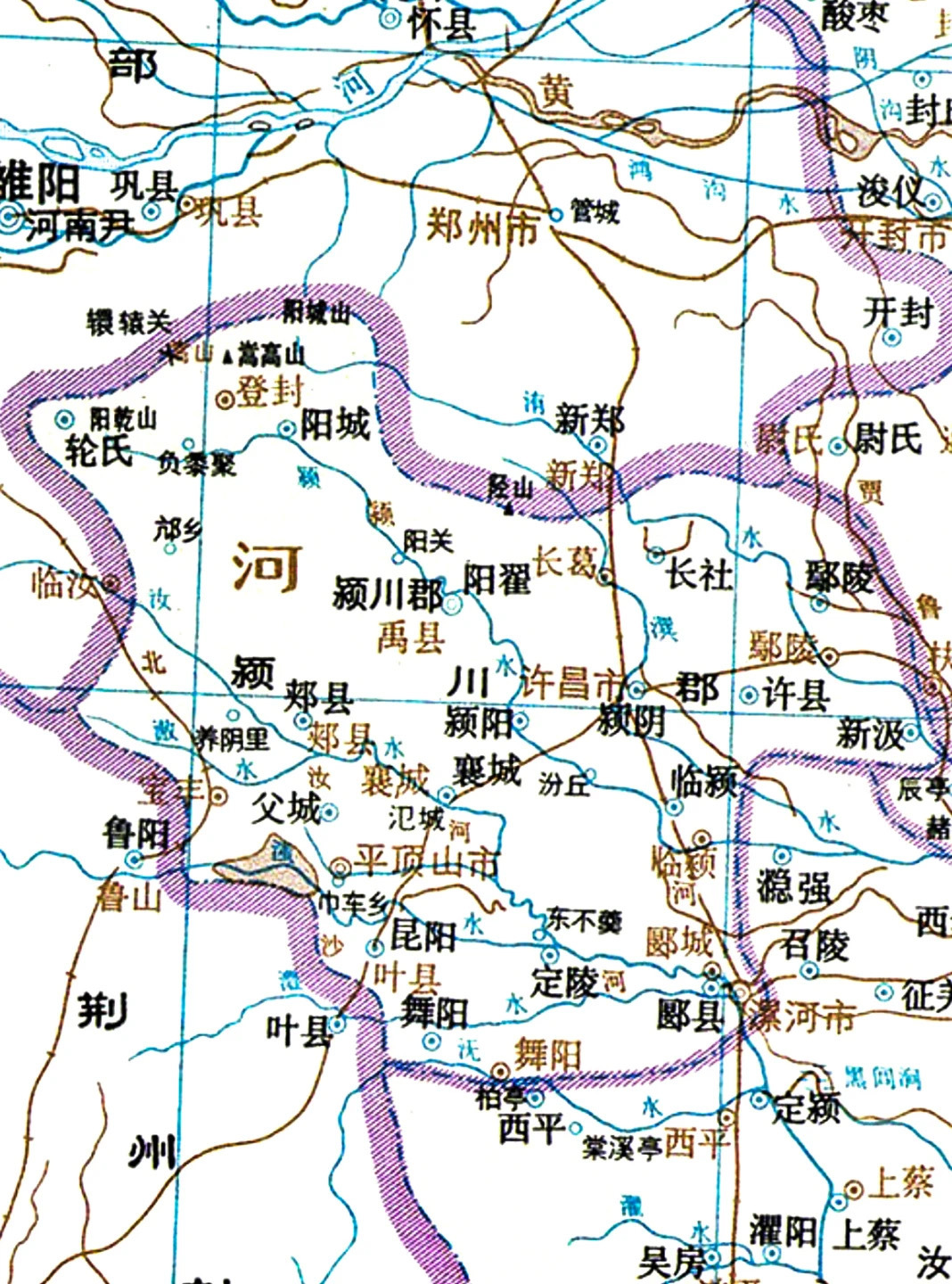 李膺是颍川人  钟繇是颍川长社人  赵俨（入魏后任侍中、骠骑将军、司空）是颍川阳
