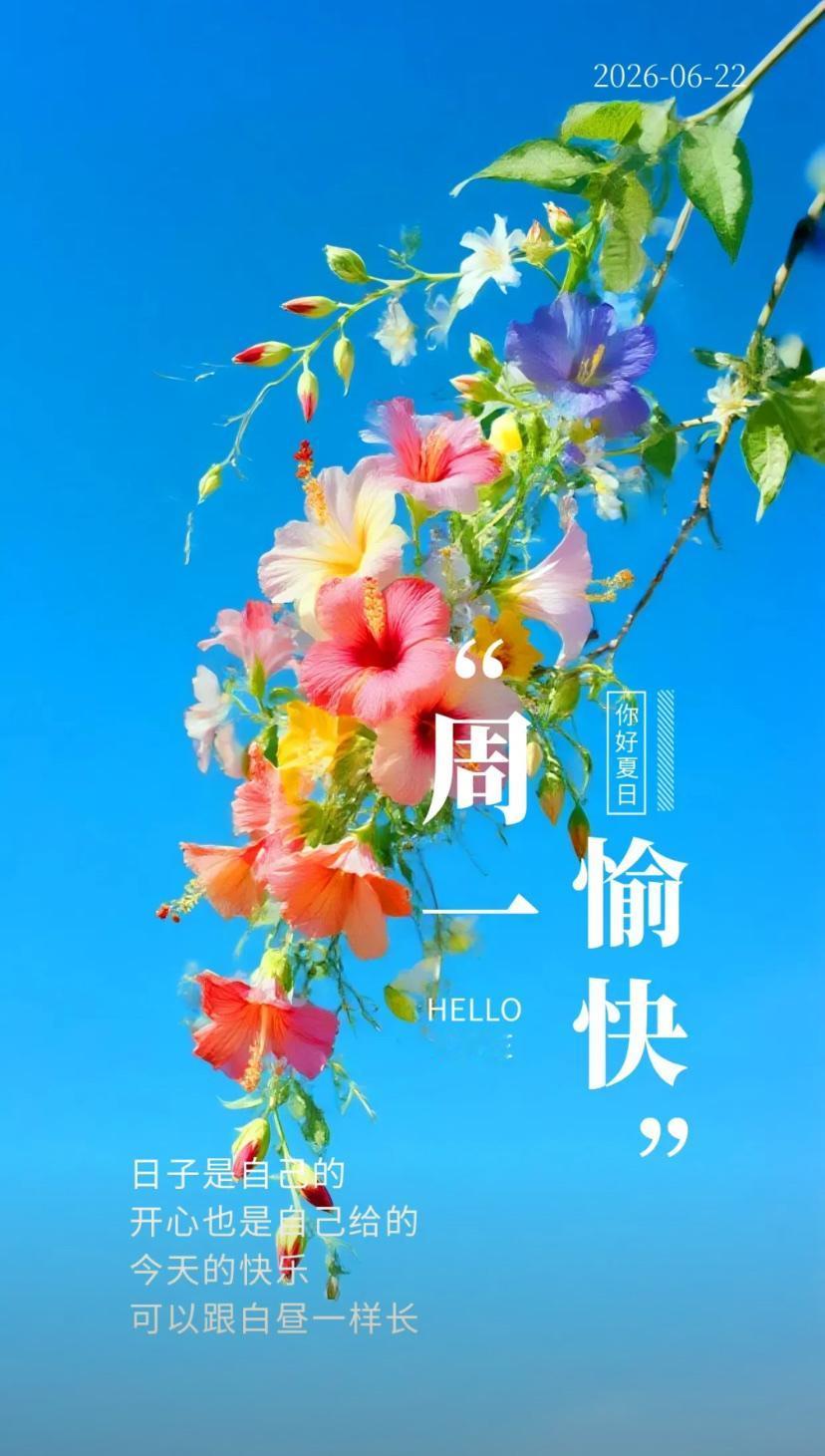 夏晨问安，夏风轻拂池中荷，征途迢迢有知音。
2026./06.22.
[微风][