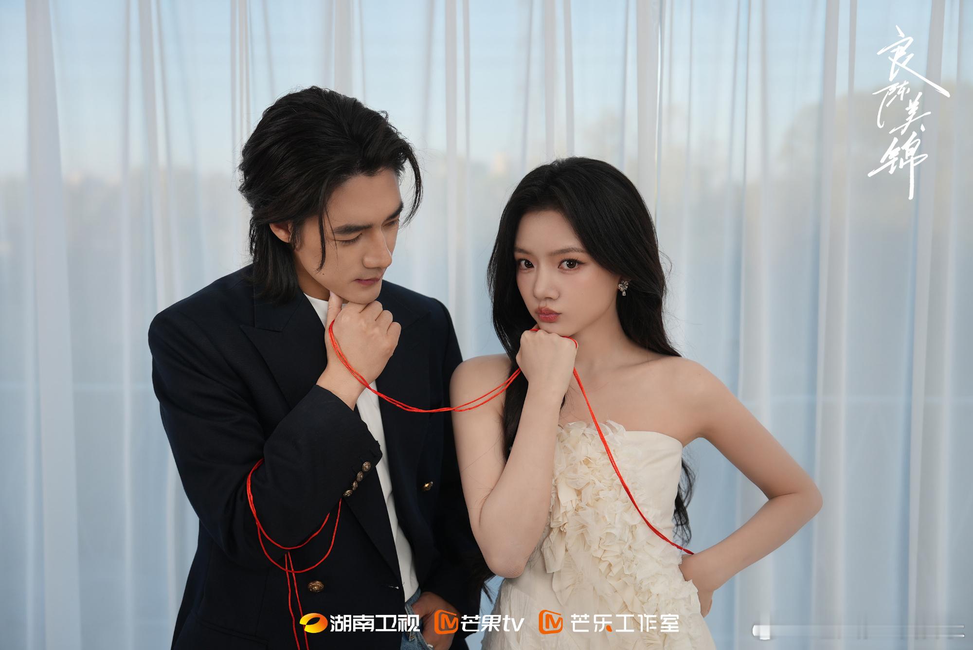 任敏新剧见识到自己的厉害啦电视剧良陈美锦两个人的默契真的不用刻意排练，策马挽箭的