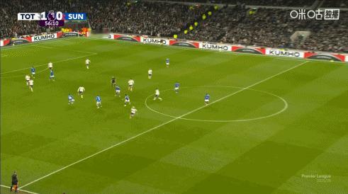 特尔的一脚出球很清楚，可惜理查这球没有传到空位。 