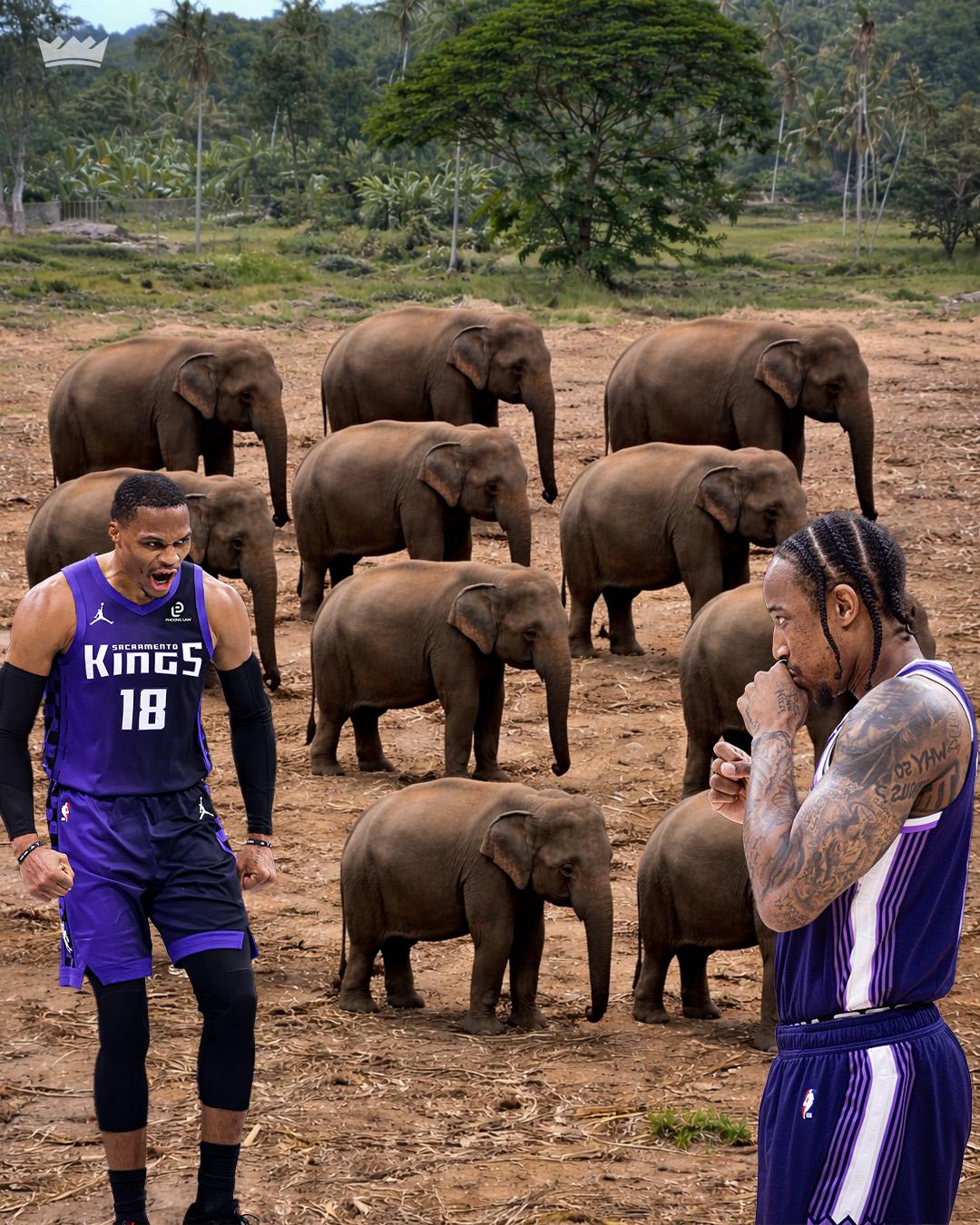 哈登、威少、德罗赞，联盟中3个09届的巨星、老友在网上互相调侃起来：

德罗赞：