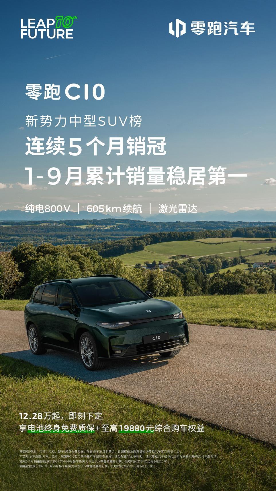 新增近20项功能！零跑2026款C10大版本OTA升级够给力！
 
在15万内新