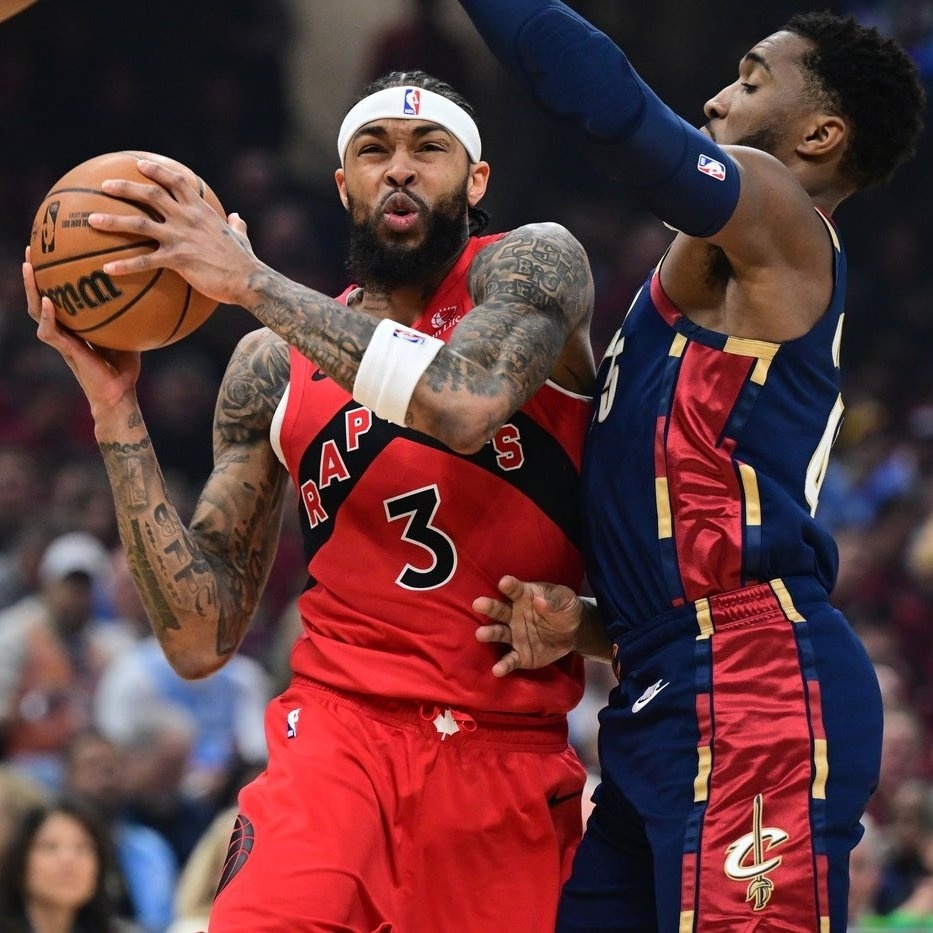 NBA 布兰登·英格拉姆在猛龙队今晚对阵骑士队的第二场比赛中表现如下——7分，1