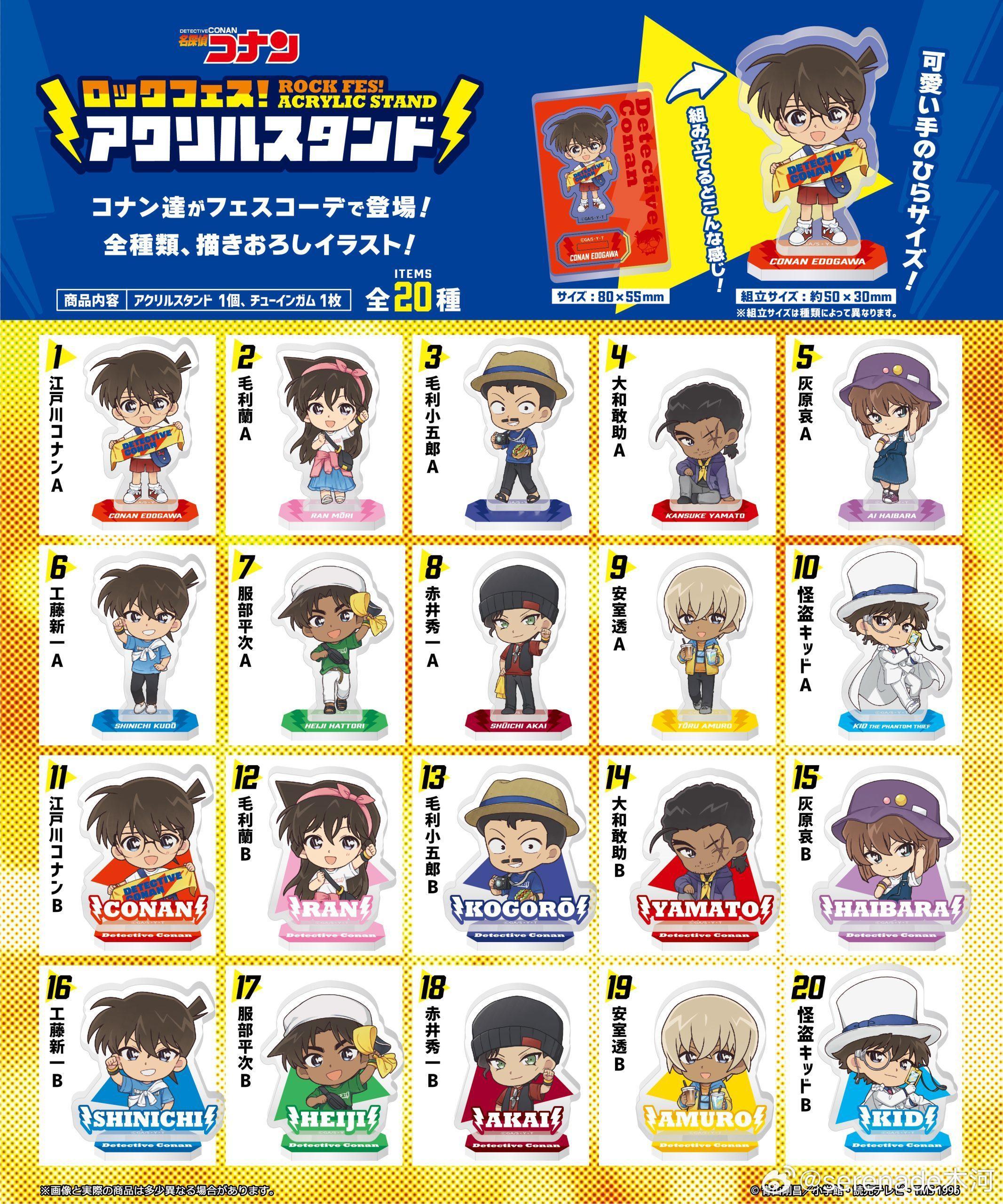 新周边上新F-Toys 食玩新商品☆Rock Fes（摇滚节） 新绘亚克力立牌 