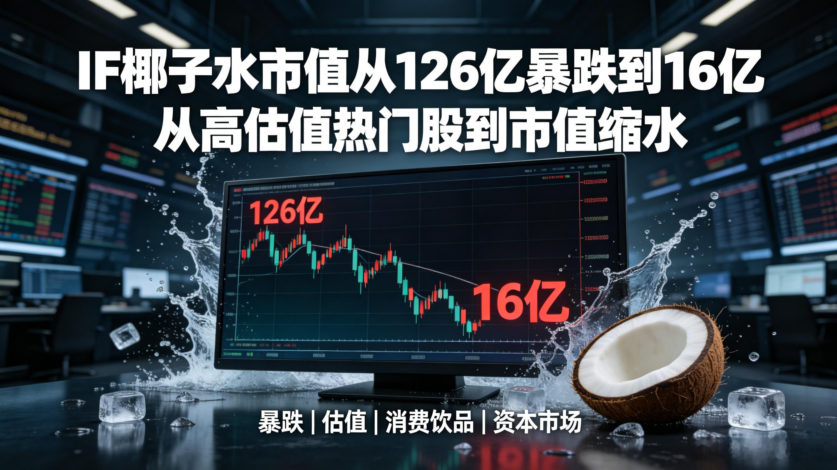 IF椰子水市值从126亿暴跌到16亿 46个人撑起126亿市值，一年不到，股价跌