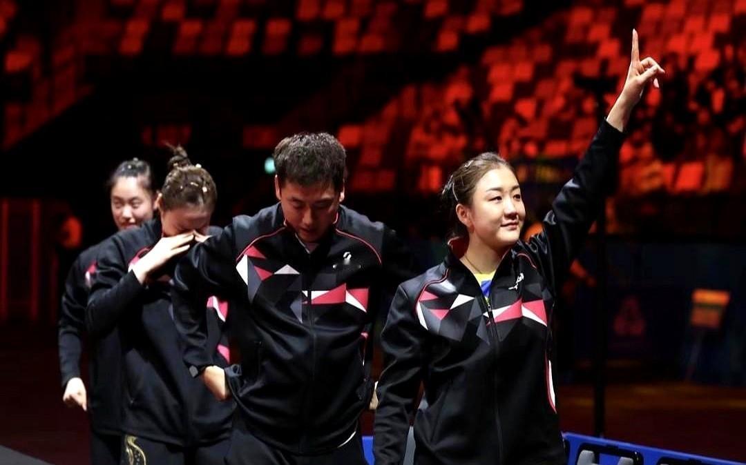 陈梦实力一点不减。

全运会中陈梦斩获女单铜牌、女团金牌，与队友对手互动得体，用