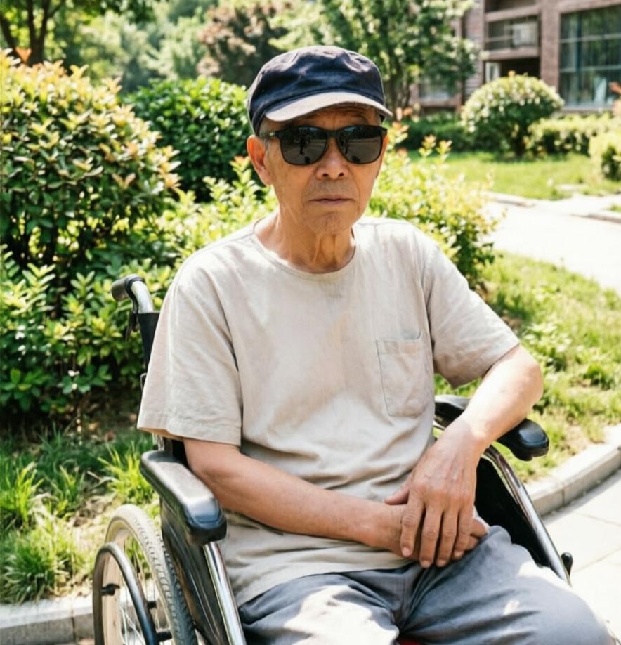 战友老猫开车去齐齐哈尔碾子山区看俺们老战友老何去了。
老何十年前得的脑血栓，今年