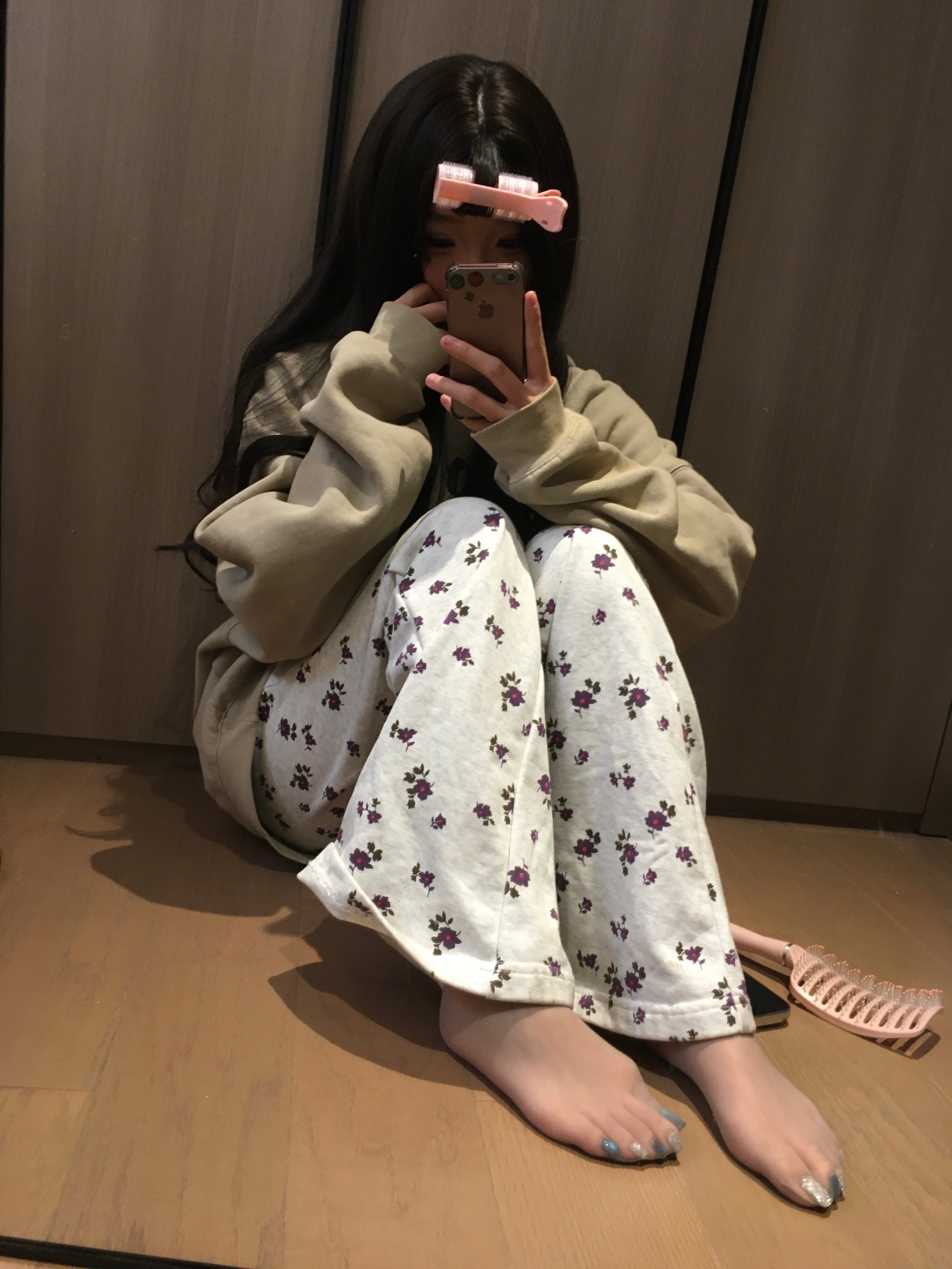 这倒睡衣好显乖呀 佛山