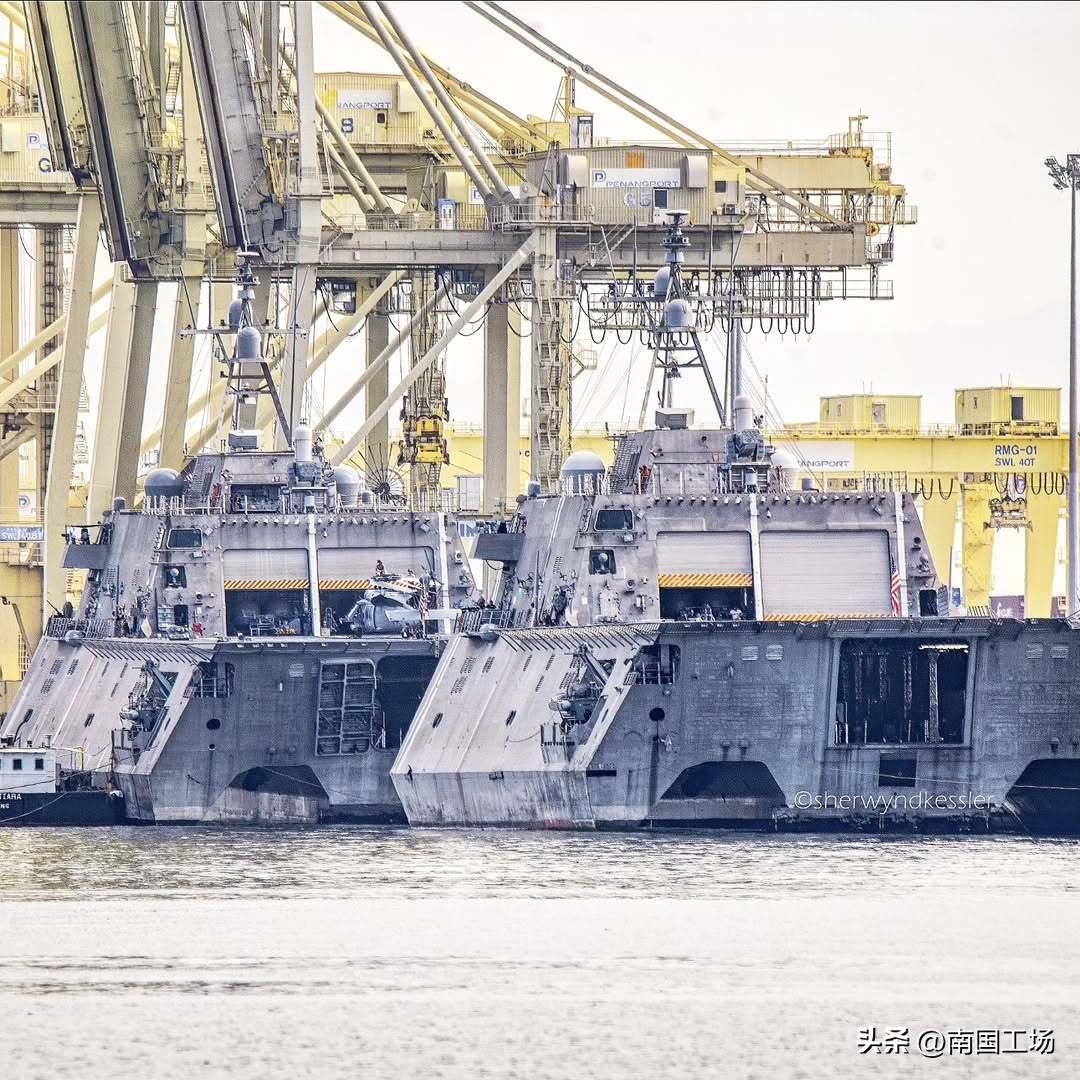 “比美国海军林肯号航母跑的还远，美国海军LCS濒海战斗舰从波斯湾跑路，出现在南海