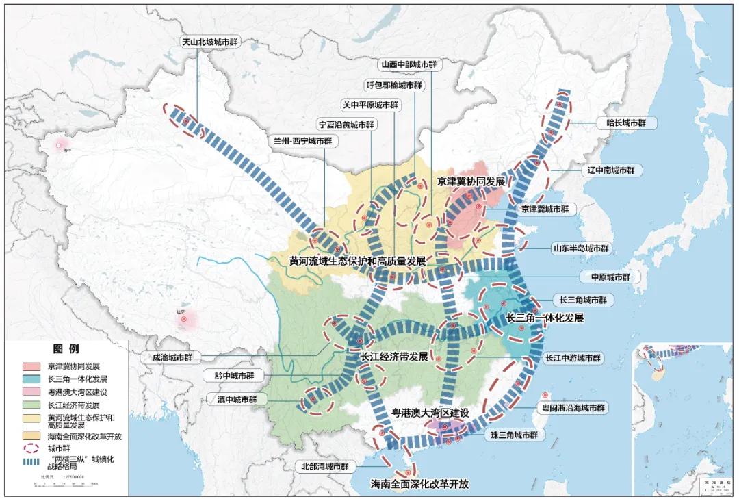 中国最重要的五大城市群，定了